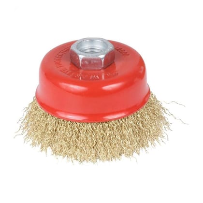 Arshalifestyle  Wire Wheel Cup Brush (Gold)