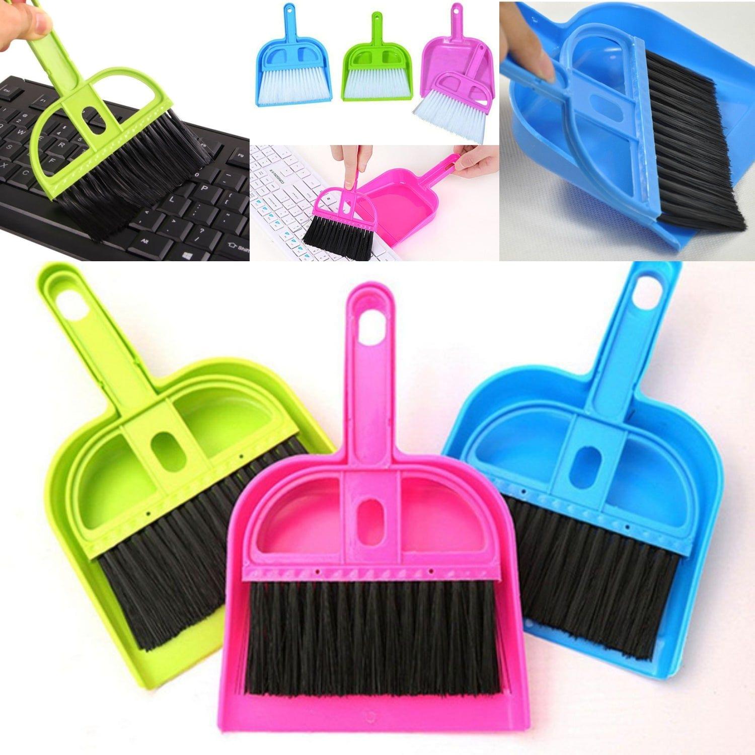 Arshalifestyle  Mini Dustpan with Brush Broom Set for Multipurpose Cleaning - 2 pcs