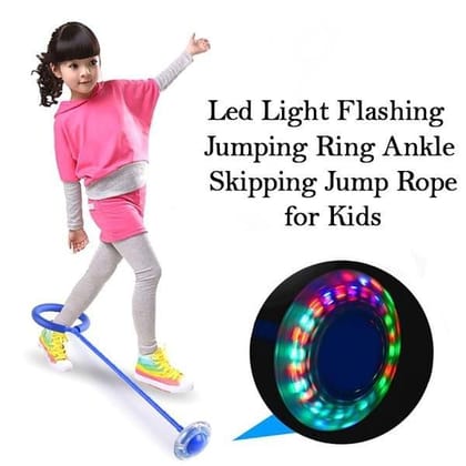 Arshalifestyle  Led Light Flashing Jumping Ring Ankle Skipping Jump Rope for Kids
