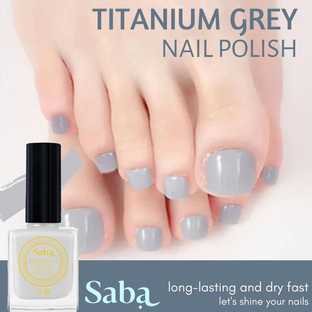 Saba Breathable Halal & Vegan Wudhu Friendly Nail Polish