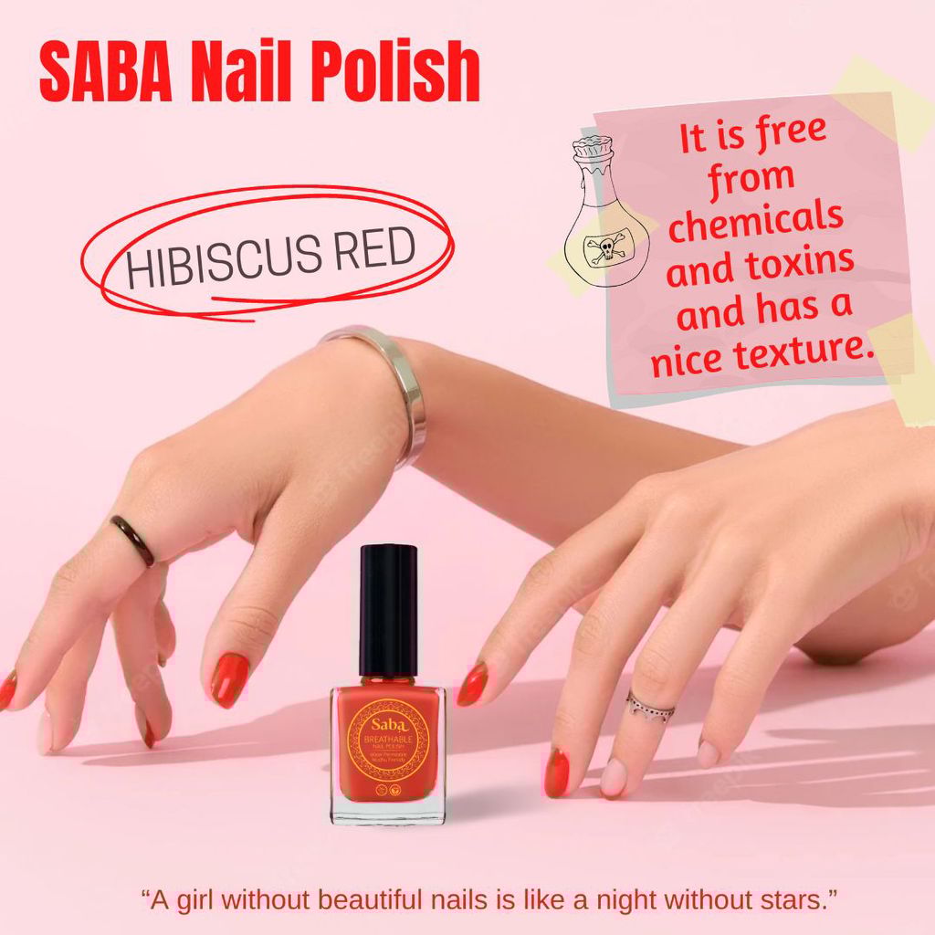 Saba Breathable Halal & Vegan Wudhu Friendly Nail Polish