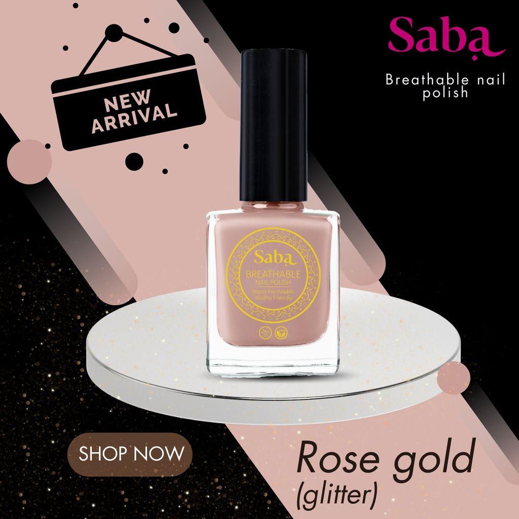 Saba Breathable Halal & Vegan Wudhu Friendly Nail Polish