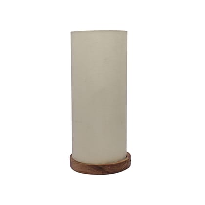 Light Angle Handmade Wooden and Fabric Home Decorative Table lamp for Living Room Bedroom