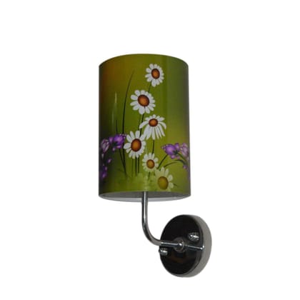 Light Angle Handmade Plastic with Colored Sheet Crafted Sceneted Wall Sconce Lamp (Set of 2) (5.5x5.5 x 8 inch, Multicolor)