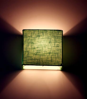 LIGHT ANGLE 7W Wall Lamp Shade, Green, Square