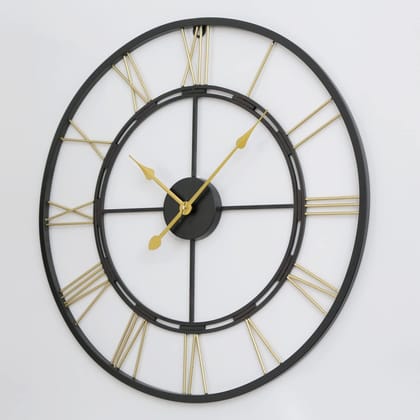 LIGHT ANGLE Metal Wall Decor and Hanging Clock