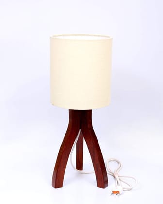 LIGHT ANGLE Table Lamp for Bedroom Home Decoration Night Lamp Bedside Lamps for Living (Beige)