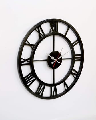 LIGHT ANGLE Handmade Metal Wall Clock for Living Room and Office