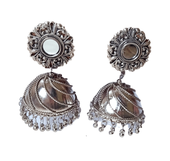 Beautiful Black Oxidized Jhumka/bollywood Earrings/bollywood  Jewellery/women Jewellery/earrings/ethnic Wear/jhumkas/earrings - Etsy