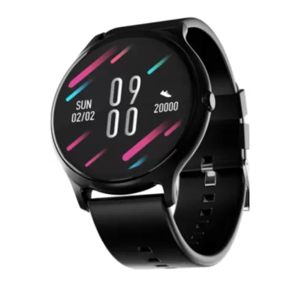 Fire-Boltt Hurricane Pro 1.39 Curved Glass Display with 360 Health 120+ Sports Modes Smartwatch  (Black Strap, Free Size)