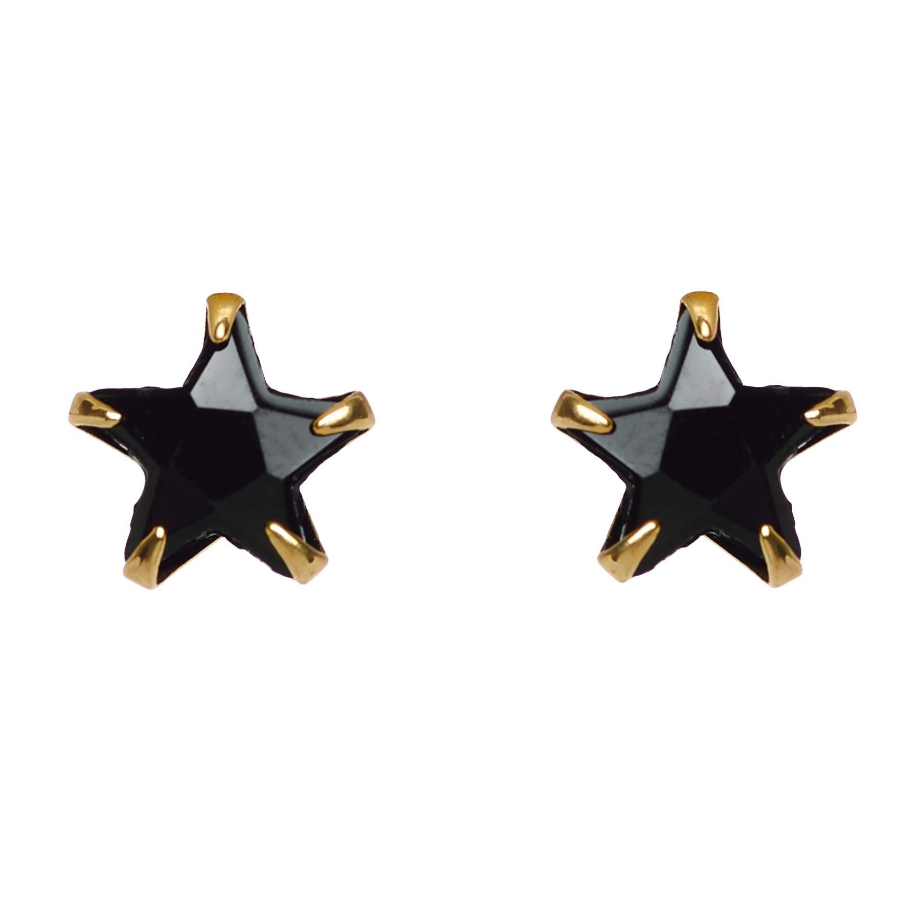 Aarohi13 BLACK STAR SHAPE EARRING FOR GIRL AND WOMAN