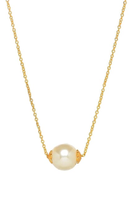 Real Pearl Necklace on Gold Chain, Long Pearl Pendant Necklace, Cultur –  Bourdage Pearls