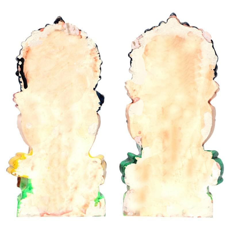 KSI Clay Laxmi Ganesha Idols/Statue for Puja/Mandir/Home Temple/Spirituality/Positivity/Worship/Vastu/Home d�cor