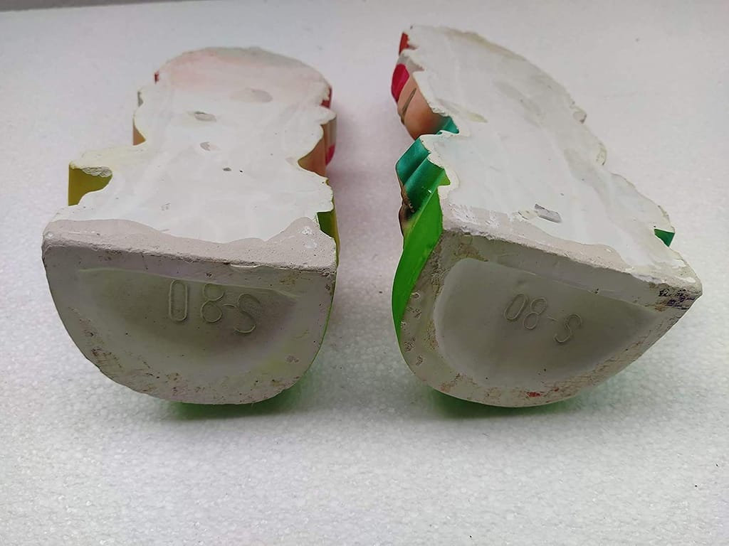 KSI Laxmi Ganesh Idol Statue for Diwali Laxmi Puja Made of Clay, mitti (Size: 15 cm Height x 9 cm Width)