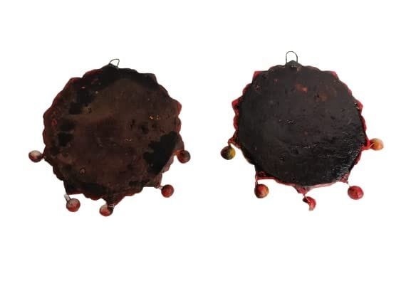 KSI Shubh Labh Terracotta Handmade Door/Wall Hanging | Wall Hanging and Religious Figurine for Home Decor and Gifts for Diwali Door Office & Mandir Decoration Set