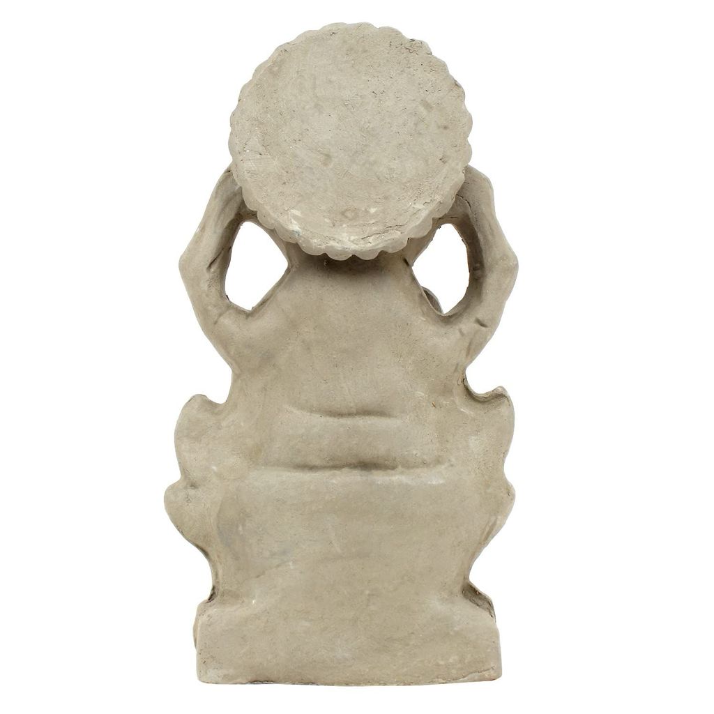 KSI Biodegradable Ganesh Murti Mitti Ganpati Statue for Ganpati Visarjan Mati Ganesh Water Soluble Ganesh Natural Clay Idol