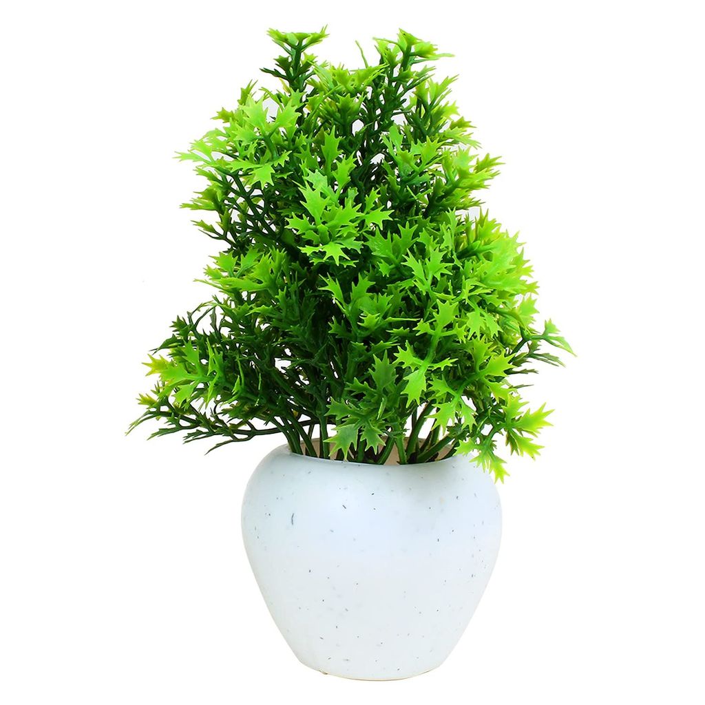 KSI Artificial Bonsai Plants Tree with Pot Vase for Home Office Table Living Room Decoration Gifting Purpose & Diwali Decor