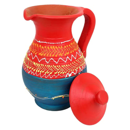 KSI Clay jug Drinking Water | Clay jug for Water Storage | Mitti ka jug | 1.5 litres