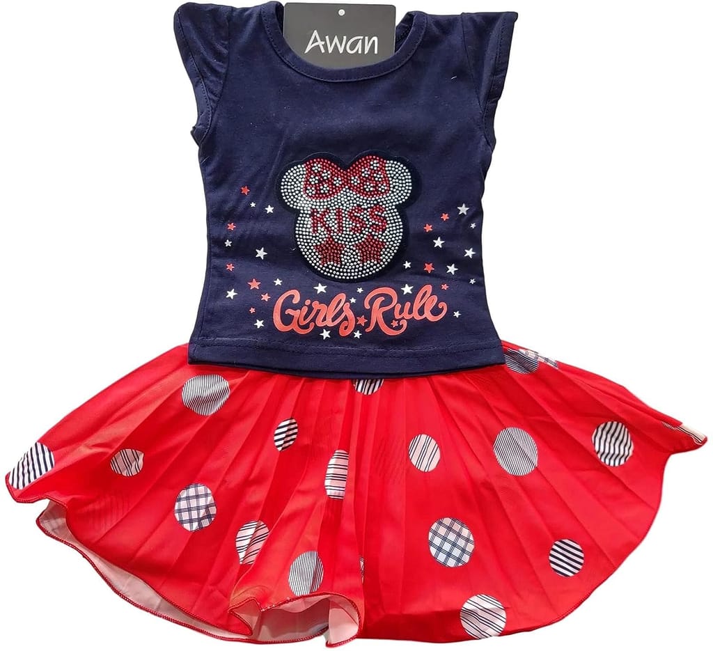 Baby Girls Minnie Party(Festive) Top Skirt
