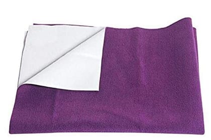Jupiter Baby Dry Sheet Water Proof Mattress Protector - M (70 x 100 cms) Purple
