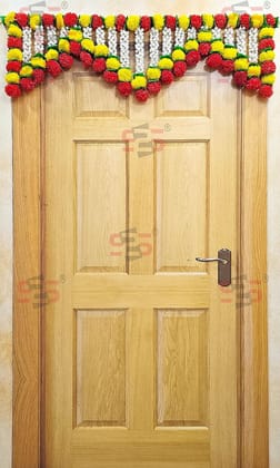 Artificial Mogra Flowers I Heavy Door Hanging Toran I Bandhanwar for All Festivals Decoration