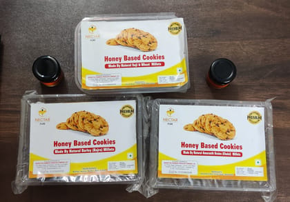 Honey Based Cookies Combo Pack (Bajra+Chulai+Ragi)