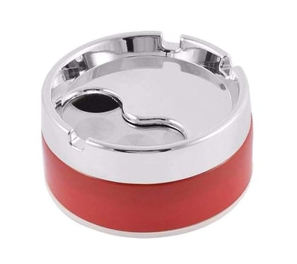 Vessel Crew Plastic Base Stainless Steel Tabletop Decor Closed Printing Unbreakable Ashtray