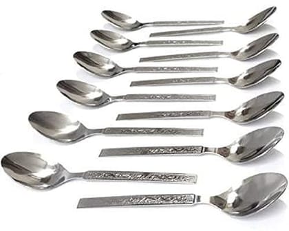 Vessel Crew Stainless Steel Table Spoon for Tea, Coffee, Sugar, Condiments & Spices - Set of 12 (Contains 12 Table Spoons)