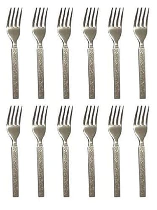 Vessel Crew Stainless Steel Dinner Fork for Home/Kitchen, Set of 12 Pcs. (15 cm.)