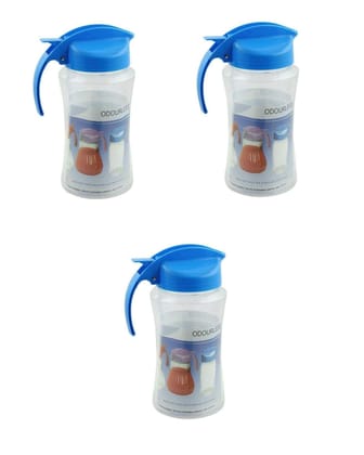 Vessel Crew Plastic Cooking Oil Dispenser for Daily Use - 1000ml (Pack of 3)
