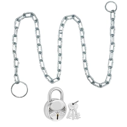 Skytail 3ft Metal Lock Chain with 40mm Lock