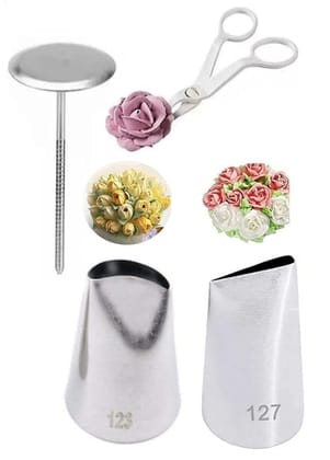 Bulky Buzz Plastic Cake Flower Nail Lifters with Nozzle Set
