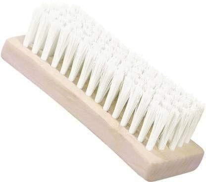 Pmw - Washing Brush - Clothes Cleaning Brush - Clothes Shoes Washing Scrubbing Brush Spotting Brush - Wooden Wet and Dry Brush - Pack of 2