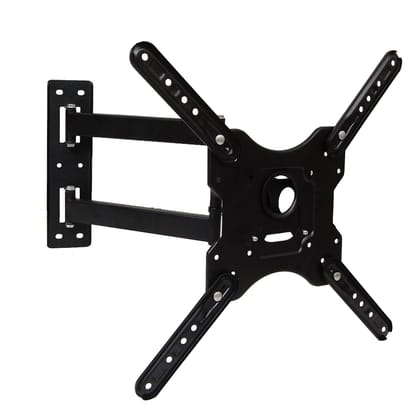 KAVISON Universal Full Motion Tv Wall Mount/Stand 32 to 55 Inch LED LCD HD Plasma TV Stand Hanger(Black)(Tilted Angle +-15 Degree)