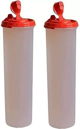 KAVISON Plastic Oil Dispenser Bottle, Leakproof Oil Dispenser Bottle Pot for Kitchen Cooking Restaurant Oil Nozzle Dropper Container (Plastic Oil Dispenser(Pack of 2))