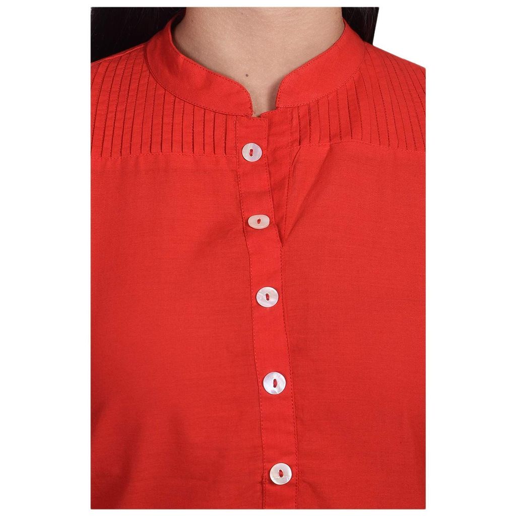 JAIPURETHNICWEAVES Women's Cotton Solid Straight Kurta