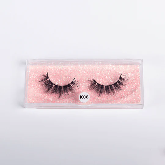 BOBI Reusable Waterproof 15mm Faux Mink Natural Fluffy Wispy Long Knockout 5D Volume Eyelashes - 1 Pair