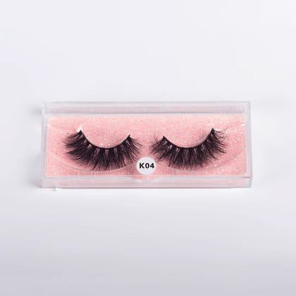 BOBI Reusable Waterproof 15mm Faux Mink Natural Fluffy Wispy Long Krazy 5D Volume Eyelashes - 1 Pair