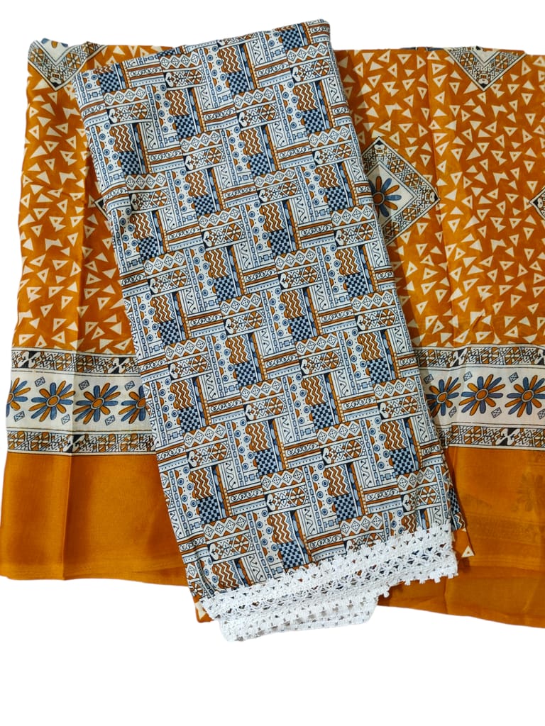 Women's Cotton Dress Material (Unstitched Salwar Suit)