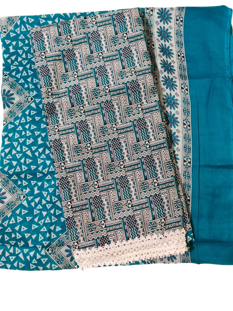 Women's Cotton Dress Material (Unstitched Salwar Suit)