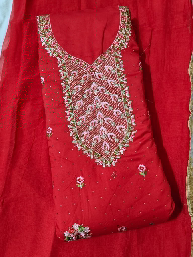 Women's Georgette Dress Material (Unstitched Salwar Suit)