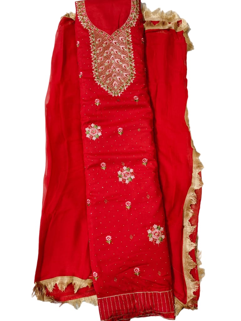 Women's Georgette Dress Material (Unstitched Salwar Suit)