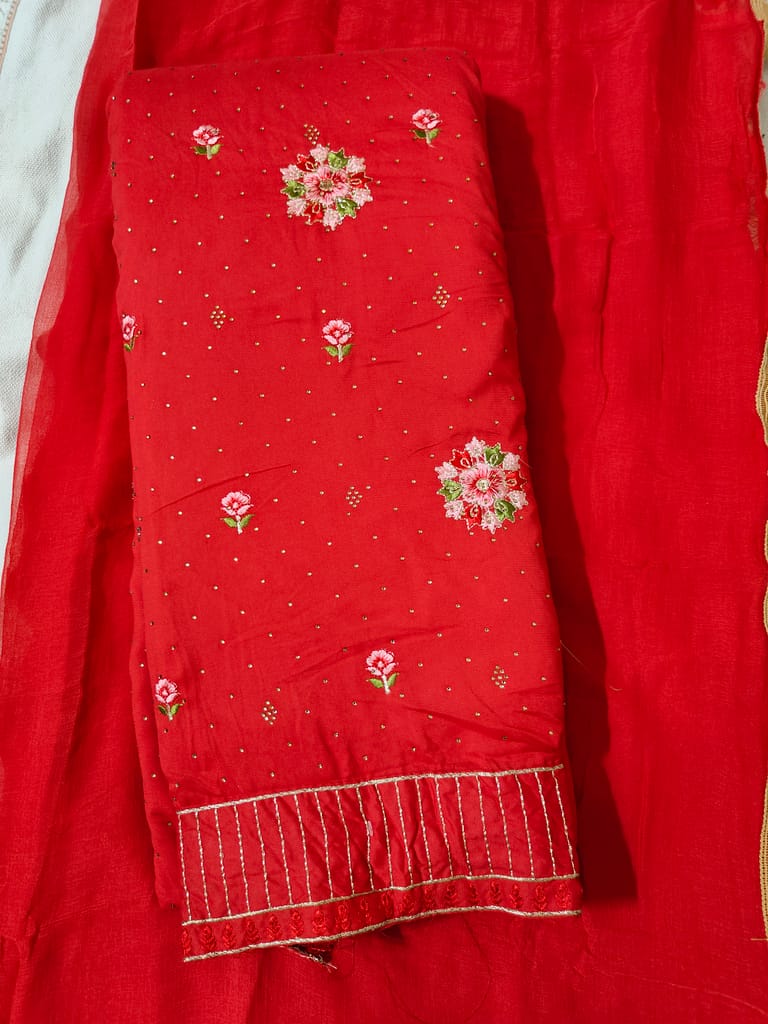 Women's Georgette Dress Material (Unstitched Salwar Suit)