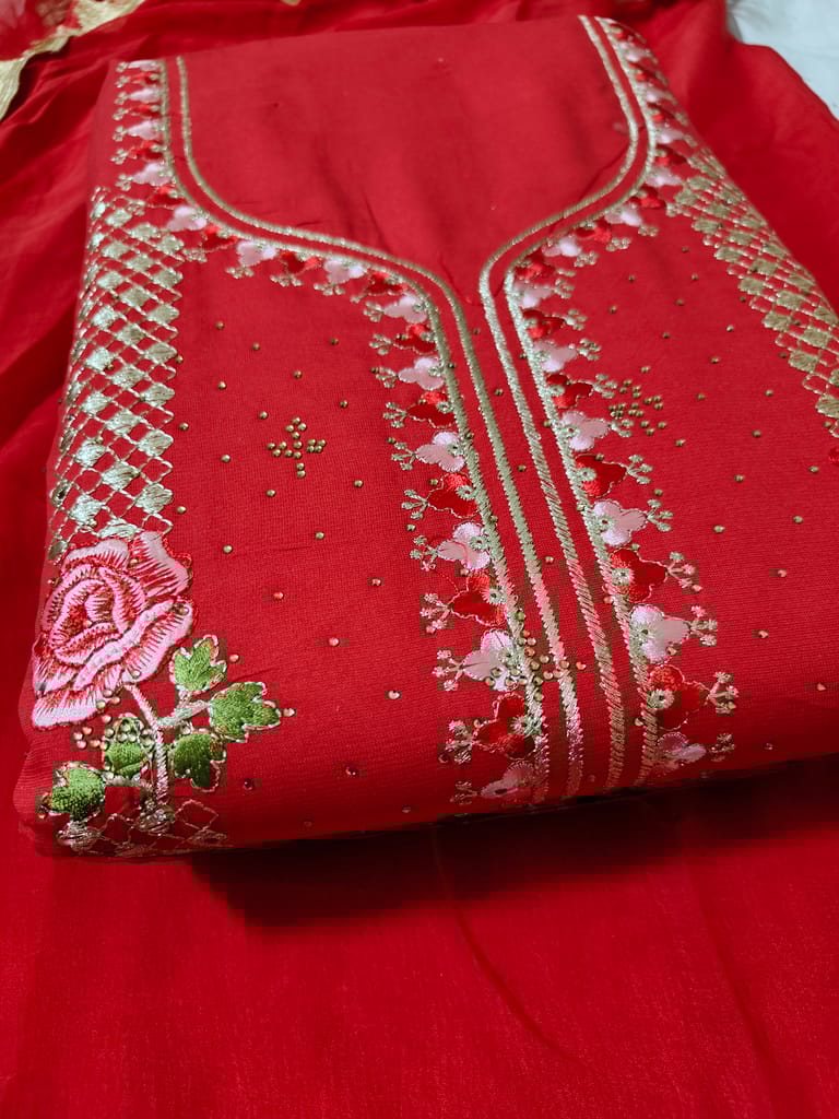 Women's Georgette Dress Material (Unstitched Salwar Suit)