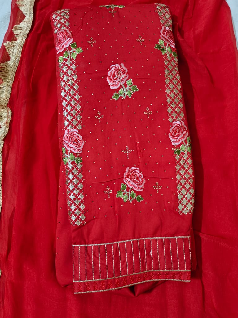 Women's Georgette Dress Material (Unstitched Salwar Suit)