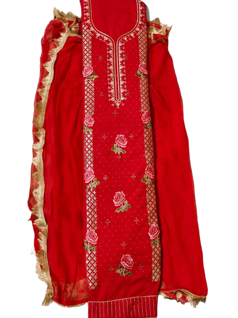 Women's Georgette Dress Material (Unstitched Salwar Suit)