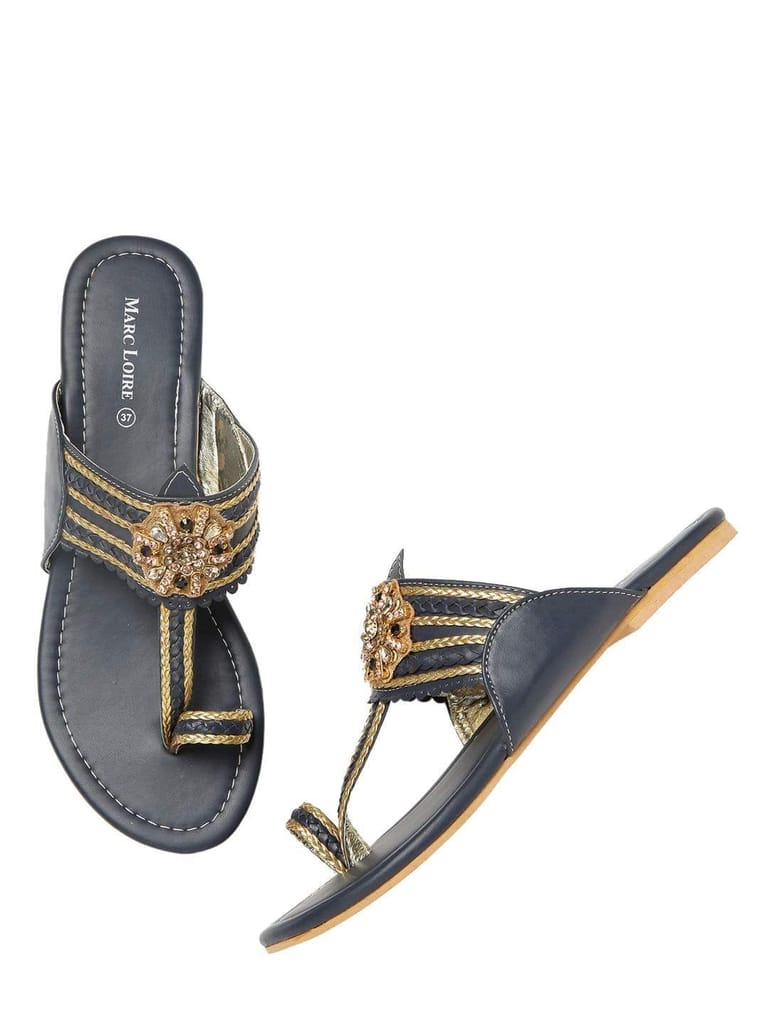 Marc Loire Women's Slip On Embellished Ethnic Flats - Ethnic Shoes | Buy online on ZillyBuy