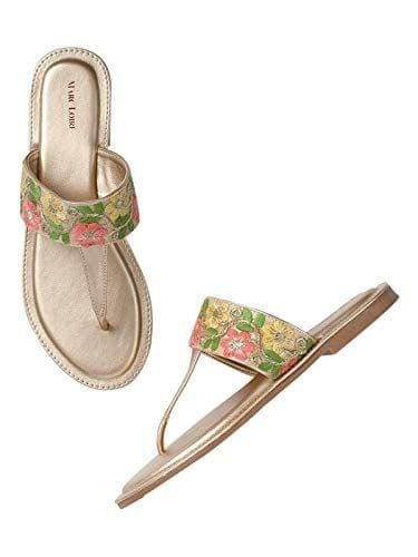 Marc Loire Women Ethnic Embroidered Flats Footwear for Casual Wear,Party and Formal Wear - Ethnic Shoes | Buy online on ZillyBuy