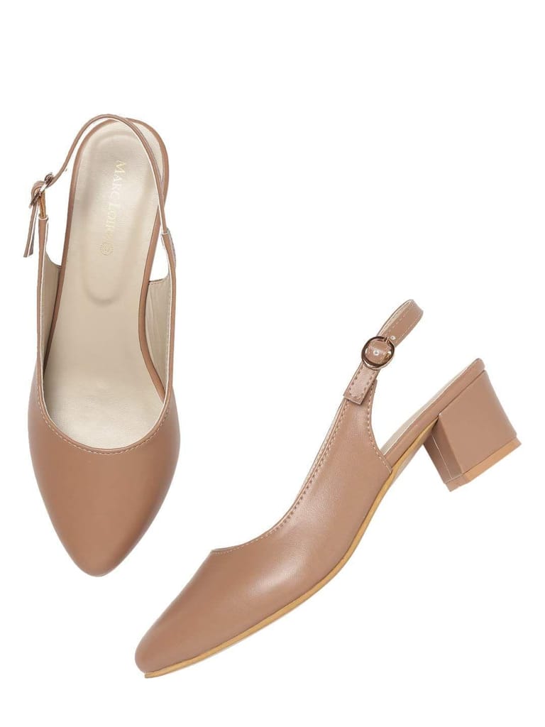Marc Loire Women's Pointed Toe Block Heel Pumps for Office, Party and Formal Occasions - Formal Shoes | Buy online on ZillyBuy