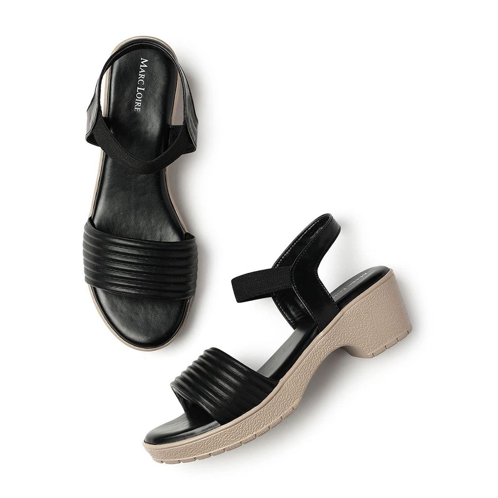 Marc Loire Women�s Comfortable Slip-on Casual Block Heels - Casual Shoes | Buy online on ZillyBuy